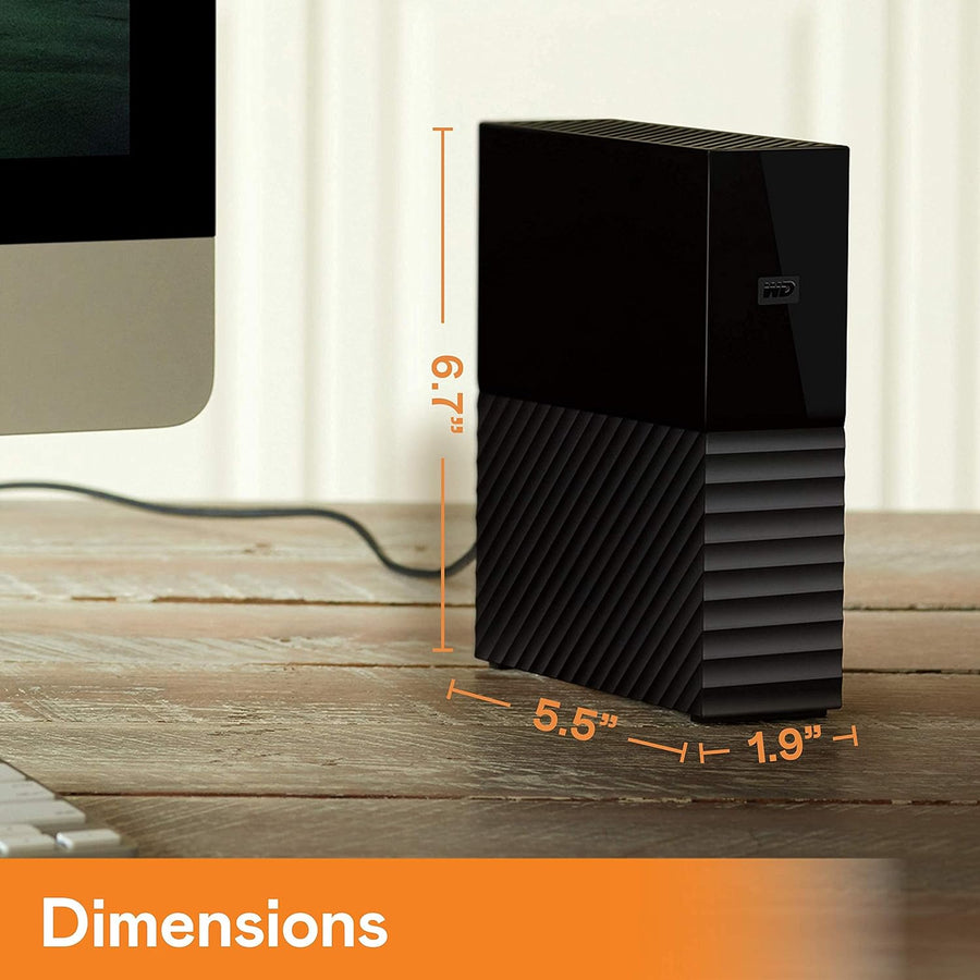 WD Disco duro externo de escritorio My Book de 12 TB, USB 3.0, HDD...