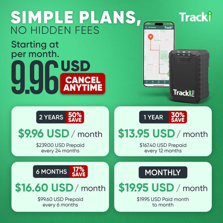 Rastreador GPS Pro Tracki para vehículos Localizador de