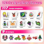Funtopia Kit de 25600 cuentas fusibles, cuentas de 0.197 in para