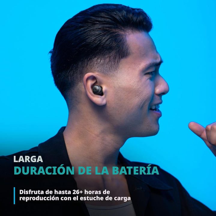 JLab Go Air Pop+ Auriculares Verdaderamente Inalámbricos, Auricular...