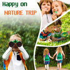 Kit de explorador para niños, atrapa insectos con prismáticos y chaleco de