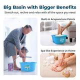 AWA - Baño de pies extra grande para piscina, bañera de remojo de p...