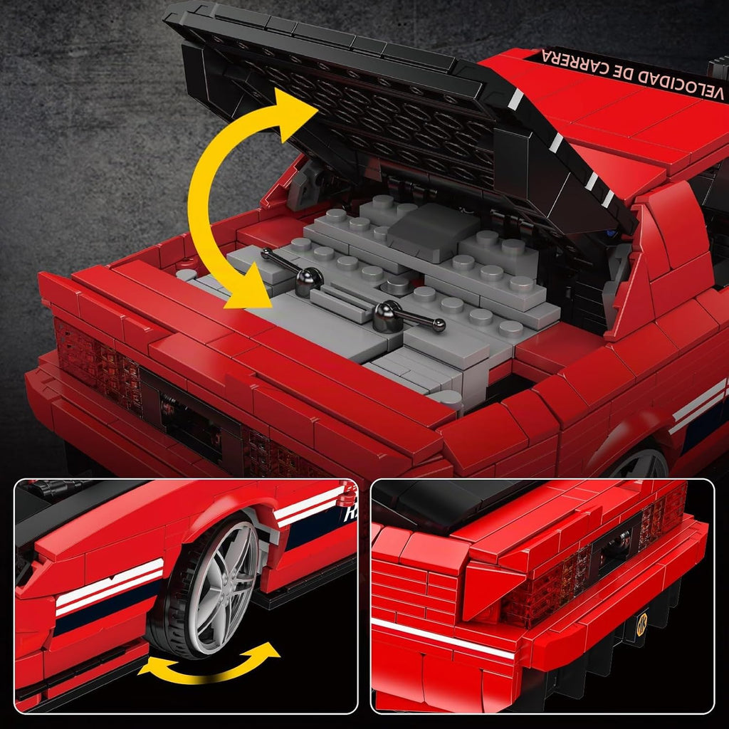 Mould King 10153 equipos del modelo del coche, juguetes del coche de