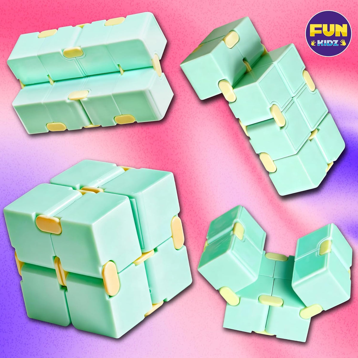 Caja de juguetes para niñas y niños, FunKidz paquete misterioso de juguetes sensoriales para la ansiedad para niños, regalos para fiestas, premios para el aula, viajes, camping con estuche portátil