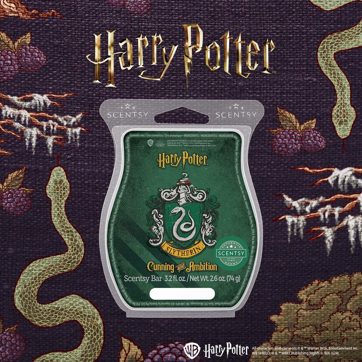 Scentsy Wax Melts, Harry Potter™ Houses, juego de 4 barras, cubos de cera