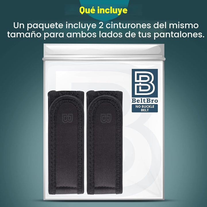 BeltBro Pro para Hombre y Mujer Cinturón Elástico Sin Hebilla Invis...
