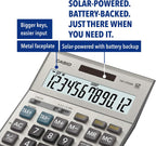 Casio Calculadora de escritorio empresarial DM-1200BM, costo/venta/margen