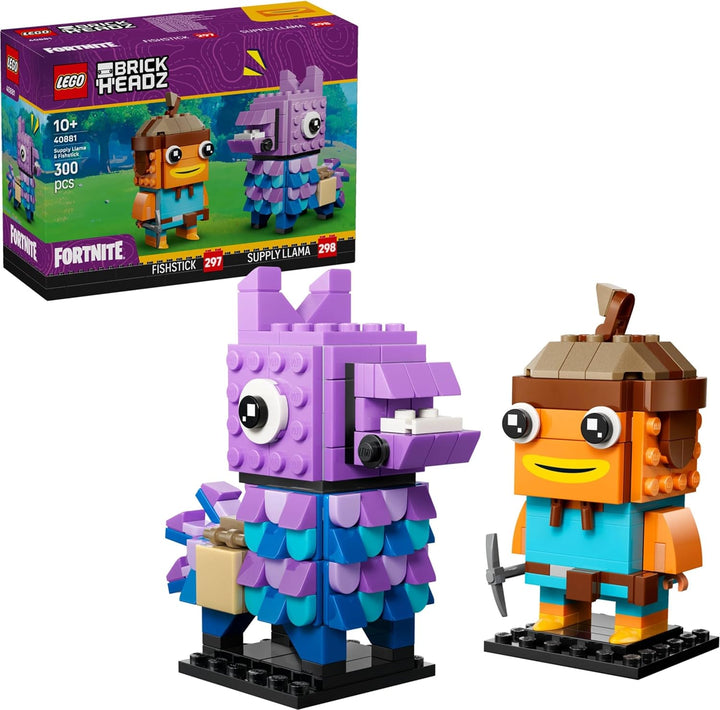 LEGO Fortnite BrickHeadz Supply Llama &amp; Fishstick 40881 - Juego...