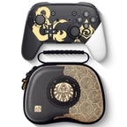 Controladores Inalámbricos de Switch con Estuche de Transporte, Compatibles con Switch/OLED/Lite/PC - Doble Motor de Vibración, Sensor de Giro, Switch Pro Controller con Activación/Despertar, Captura de Pantalla, NFC, Función Turbo - Negro