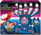 Ambassador Games: Retro Arcade - Disparo electrónico de hover - Juego de disparo de mesa con luz y sonido, lanzador, bolas flotantes de aire, adultos y niños a partir de 6 años