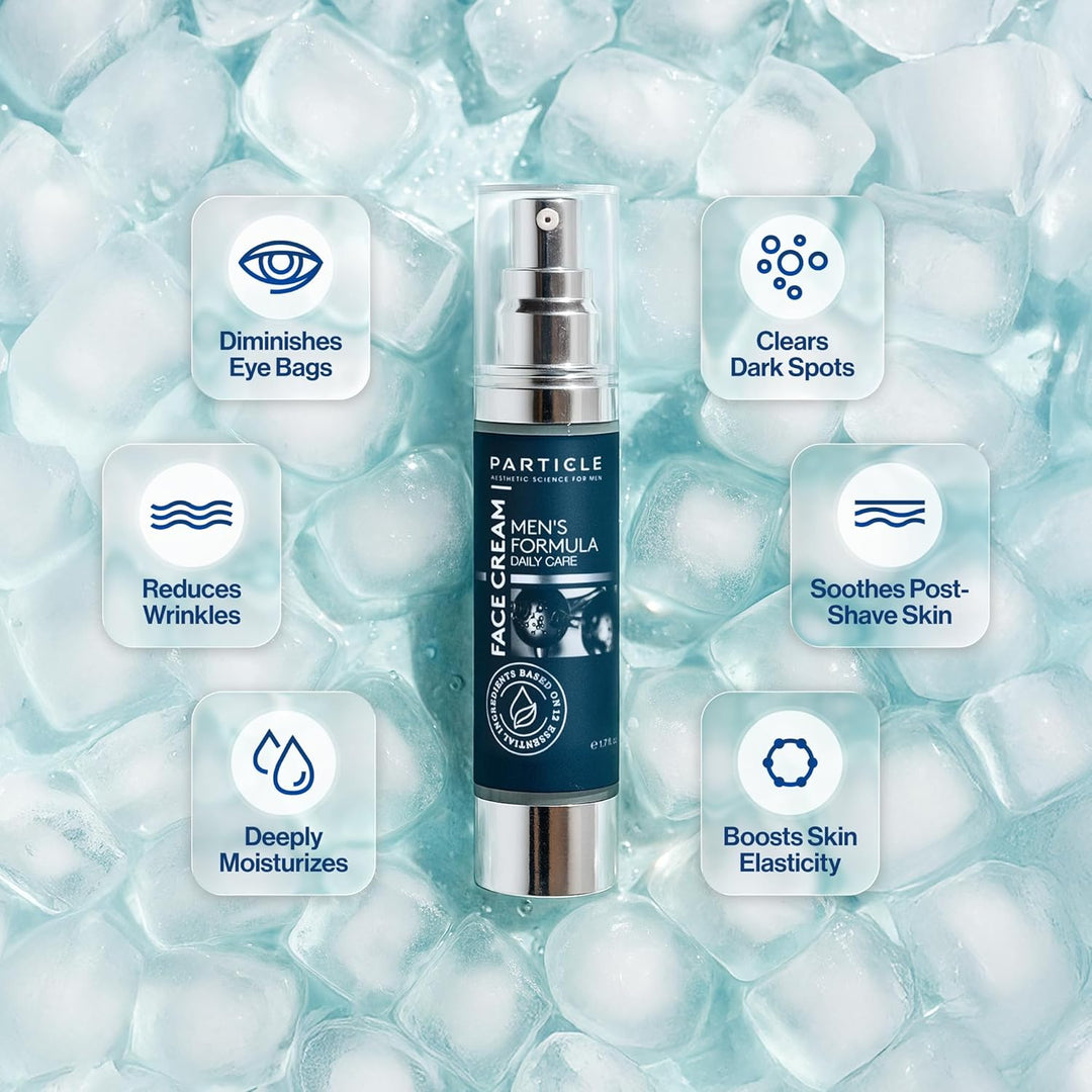 Crema facial 6 en 1 de Particle para hombres, hidratante diario par...