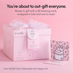 LolliBox Birthday Gift Set para niñasTween y adolescentes de 8–15 años, lista para regalar, 8 regalos envueltos individualmente