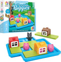 SmartGames Three Little Piggies Deluxe - Juego de rompecabezas preescolar galardonado, Tres cerditos