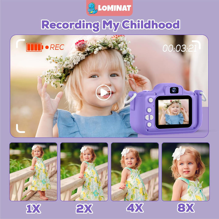 Cámara Unicorn para Niñas de 3 a 12 años, cámara selfie para niñas...