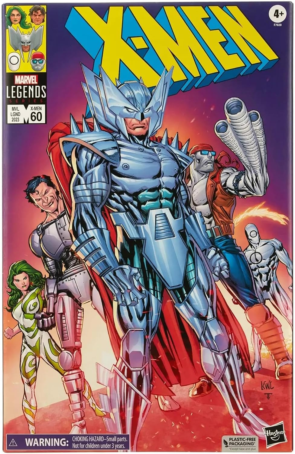 Marvel Hasbro Legends Series: X-Men Villains, juego de figuras de acción de 60 aniversario, figuras de acción de 6 pulgadas, multicolor