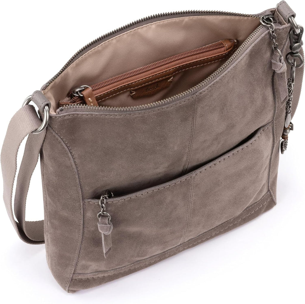 The Sak Lucia - Bolso bandolera de piel convertible con correa ajustable