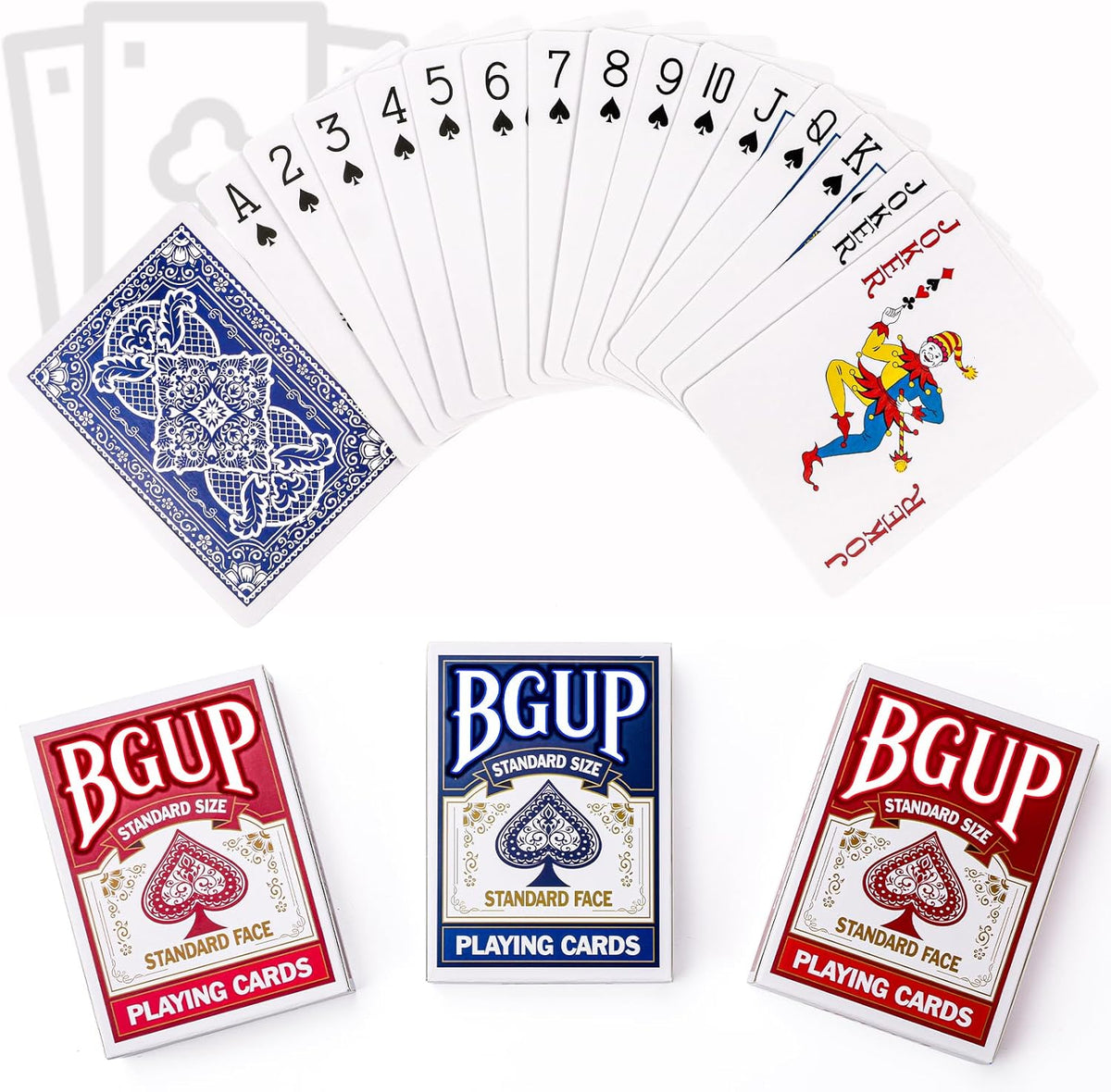 Juego de cartas, 36 barajas de cartas a granel de tamaño estándar, perfectas para juegos de cartas clásicos, juegos de fiesta, blackjack, juegos de cartas para familias y actuaciones mágicas