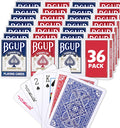 Juego de cartas, 36 barajas de cartas a granel de tamaño estándar, perfectas para juegos de cartas clásicos, juegos de fiesta, blackjack, juegos de cartas para familias y actuaciones mágicas