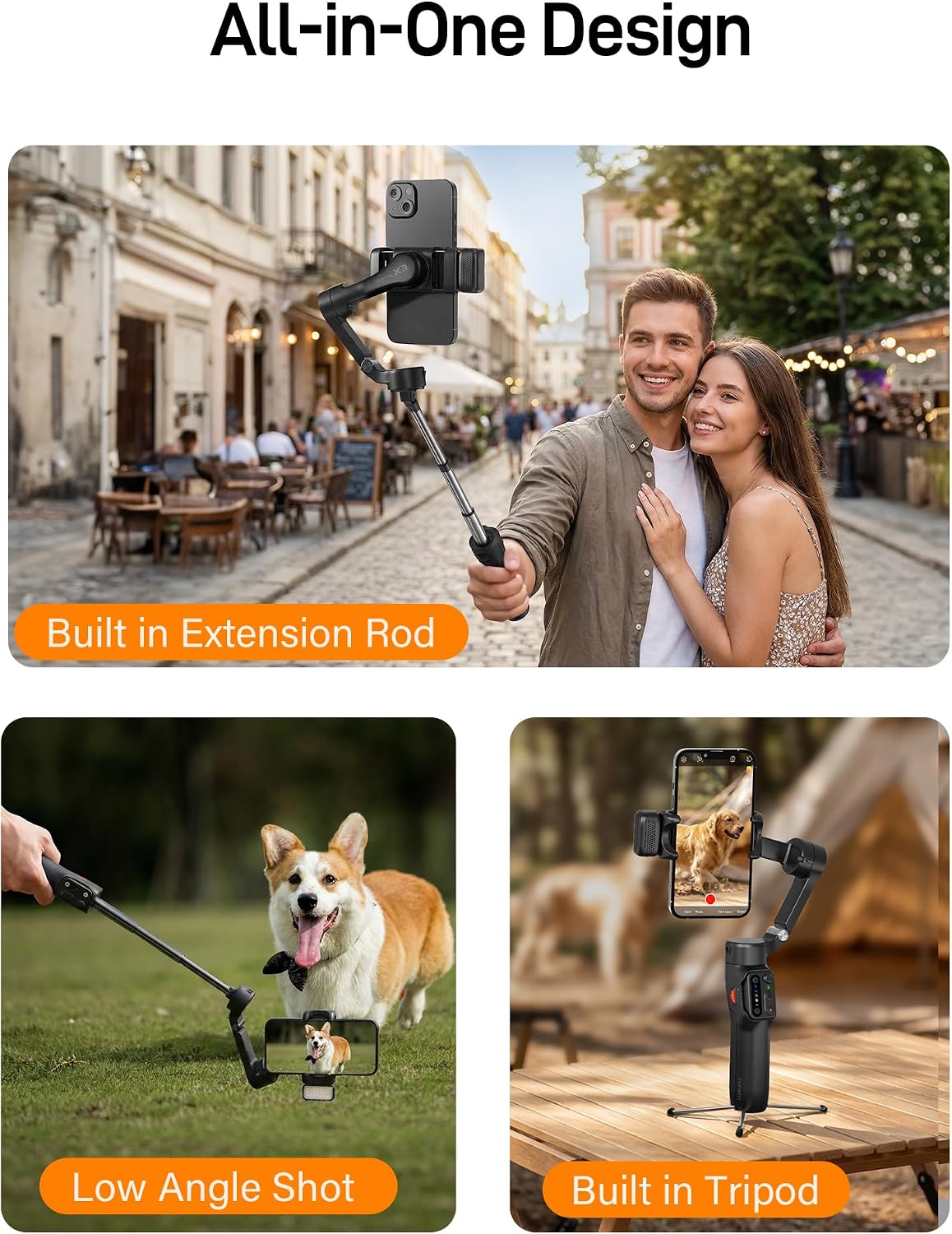 hohem iSteady X3 estabilizador cardán de 3 ejes para iPhone y Android