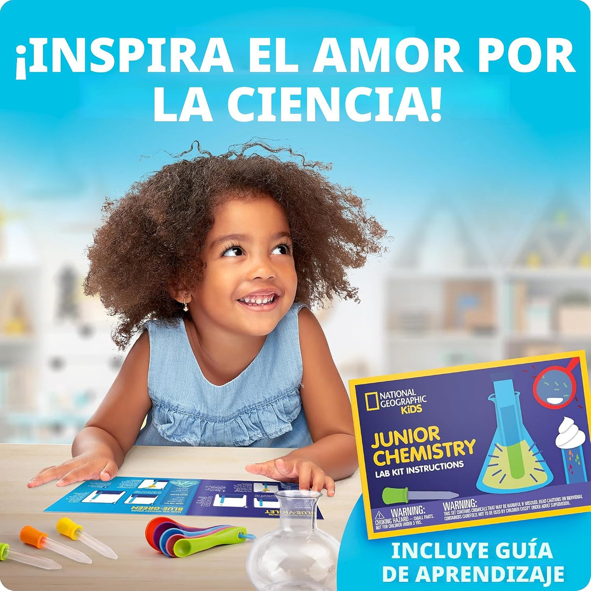 National Geographic Junior - Set de química completo para niños