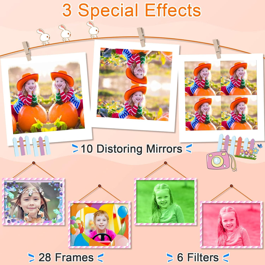 GKTZ Juguetes para niñas de 3 a 8 años, cámara digital para niños,...
