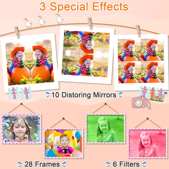 GKTZ Juguetes para niñas de 3 a 8 años, cámara digital para niños,...