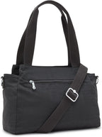 Kipling Elysia Bolso bandolera convertible sólido, Negro (Black Noir)
