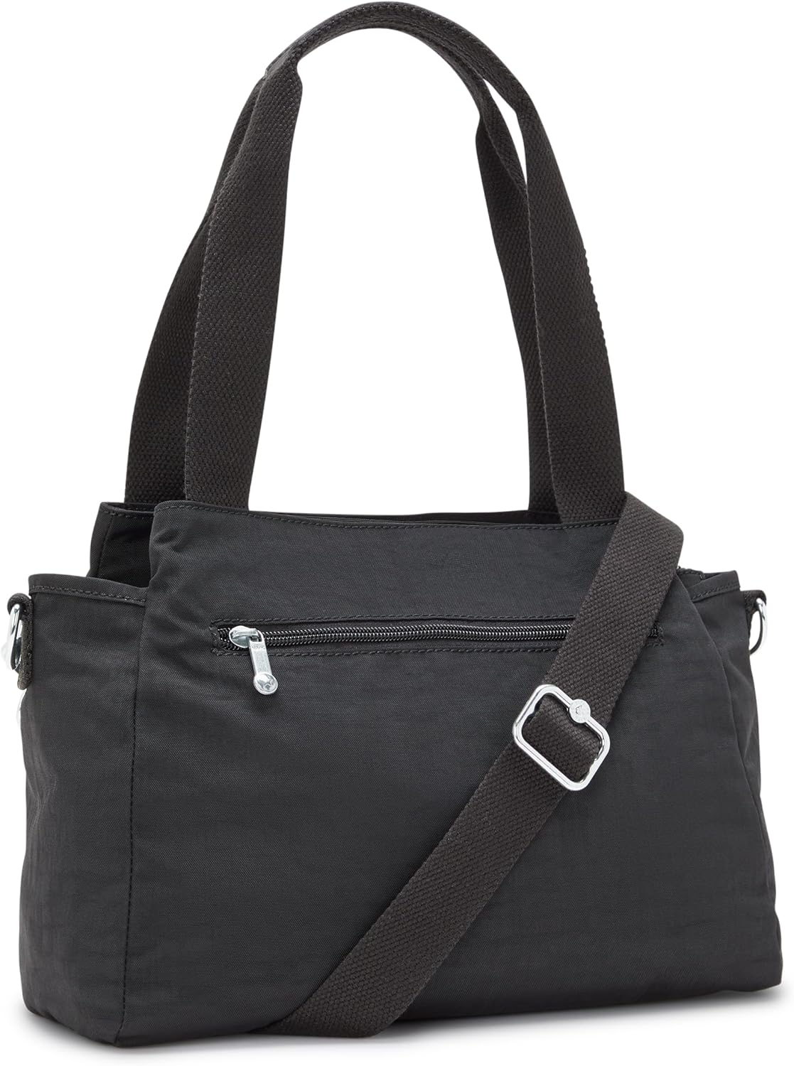 Kipling Elysia Bolso bandolera convertible sólido, Negro (Black Noir)