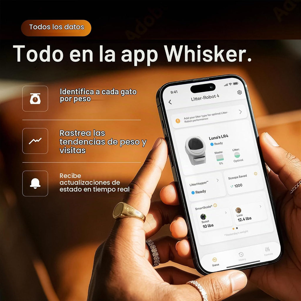 Whisker Litter-Robot 4 - Paquete de suministros y accesorios, color negro