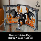 LEGO Icons The Lord of the Rings Balrog Book Nook Kit -