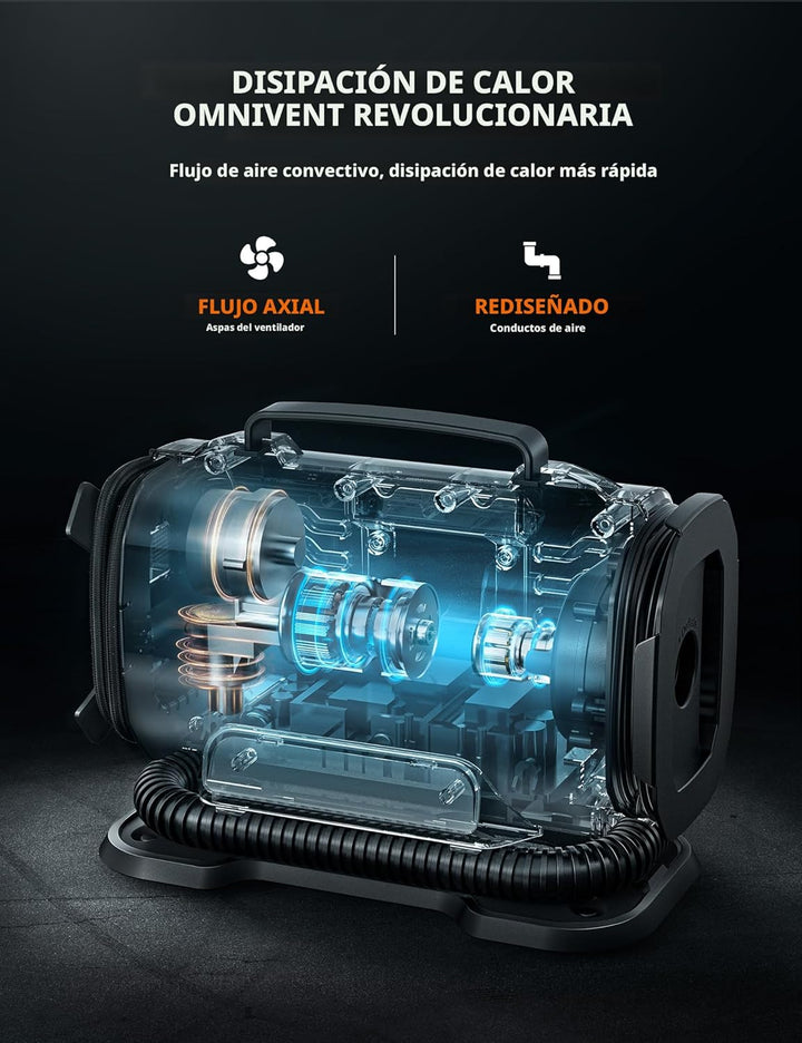 AstroAI - Compresor aire portátil, inflar neumáticos,150 PSI, 12 V...
