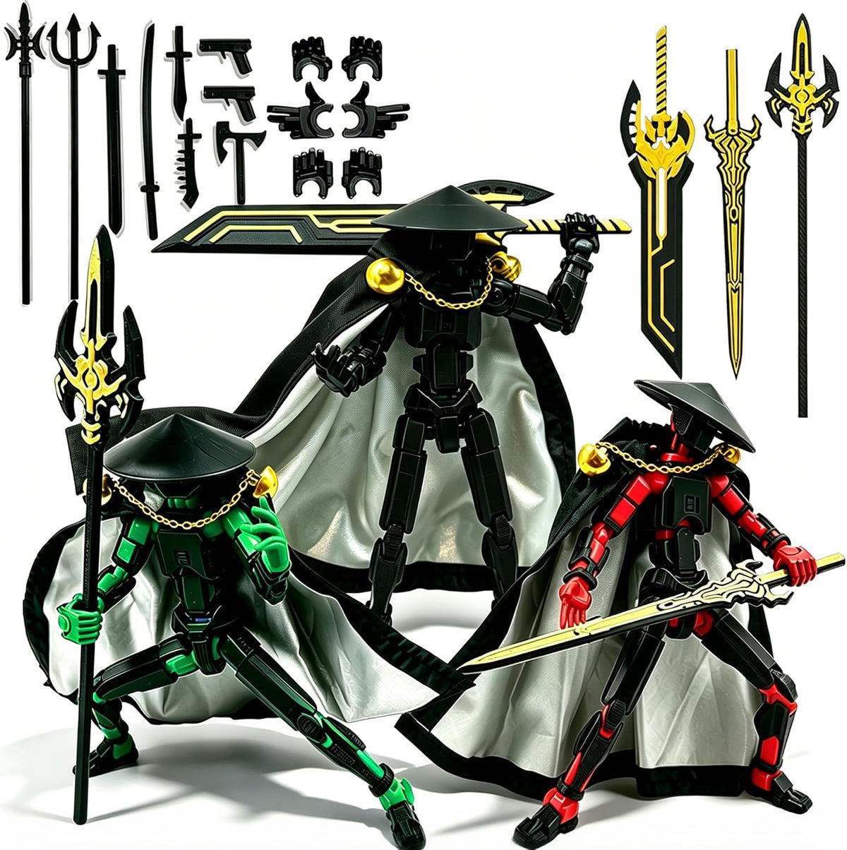 Titan 13 - Juego de figuras de acción de Lucky Robot 13 impresas en 3D