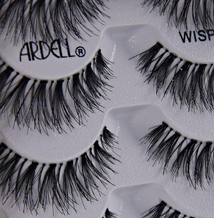 Ardell Pestañas postizas Wispies negras, 1 paquete (6 pares de pest...