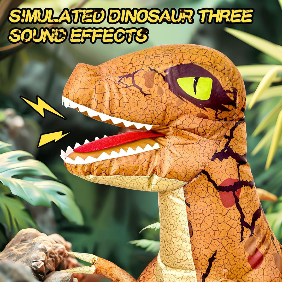 Juguete inflable de dinosaurio con control remoto de 24