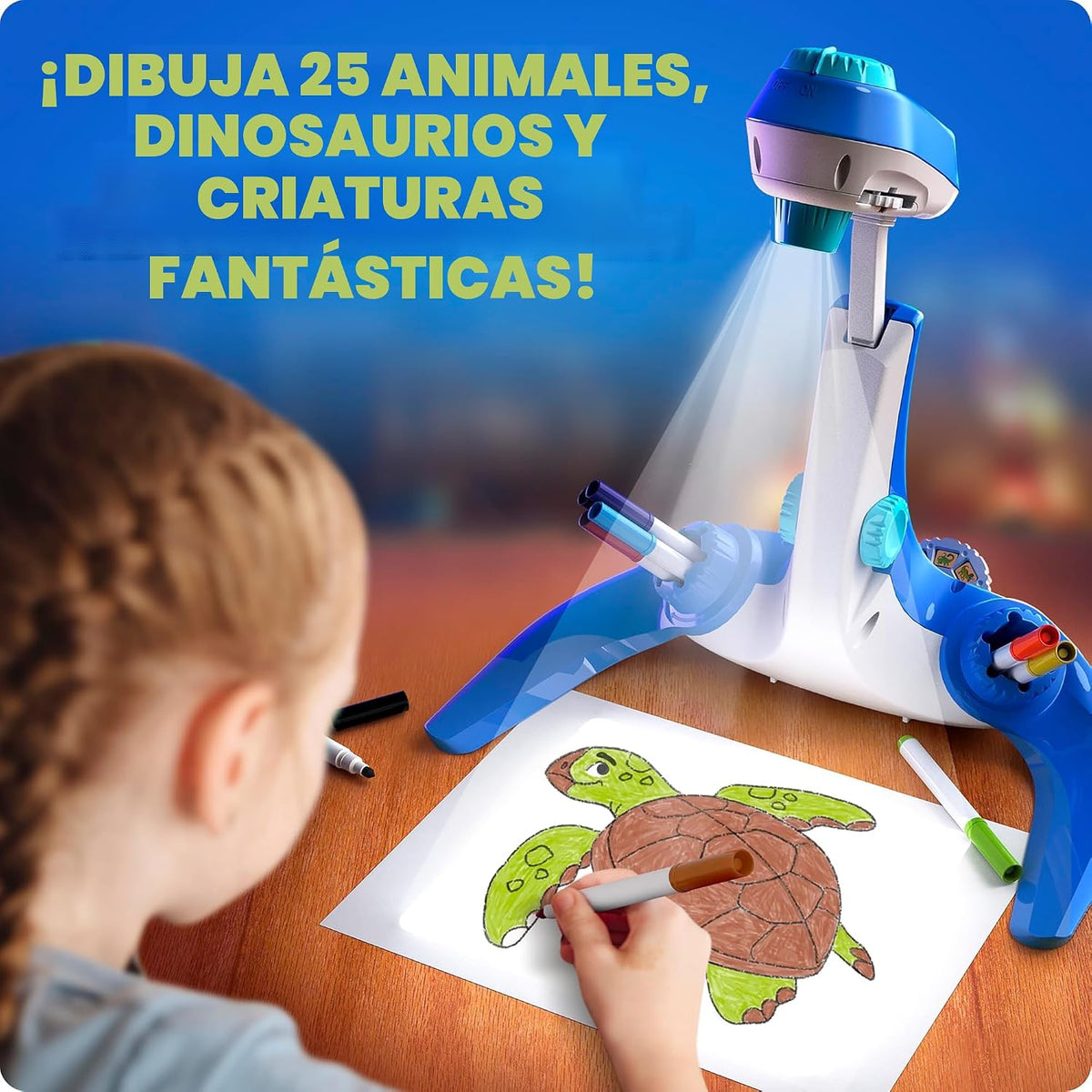 Blue Marble Learn a Draw Projector para Kids con Tracing Images