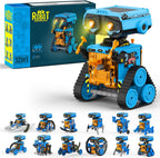 STEM - Juguetes de robots de energía solar para niños de 8 a 12 años, kit educativo de experimentos de ciencia de construcción 12 en 1 para niños, regalos de cumpleaños para niños de 8, 9, 10, 11, 12, 13 años, niños y niñas y adolescentes