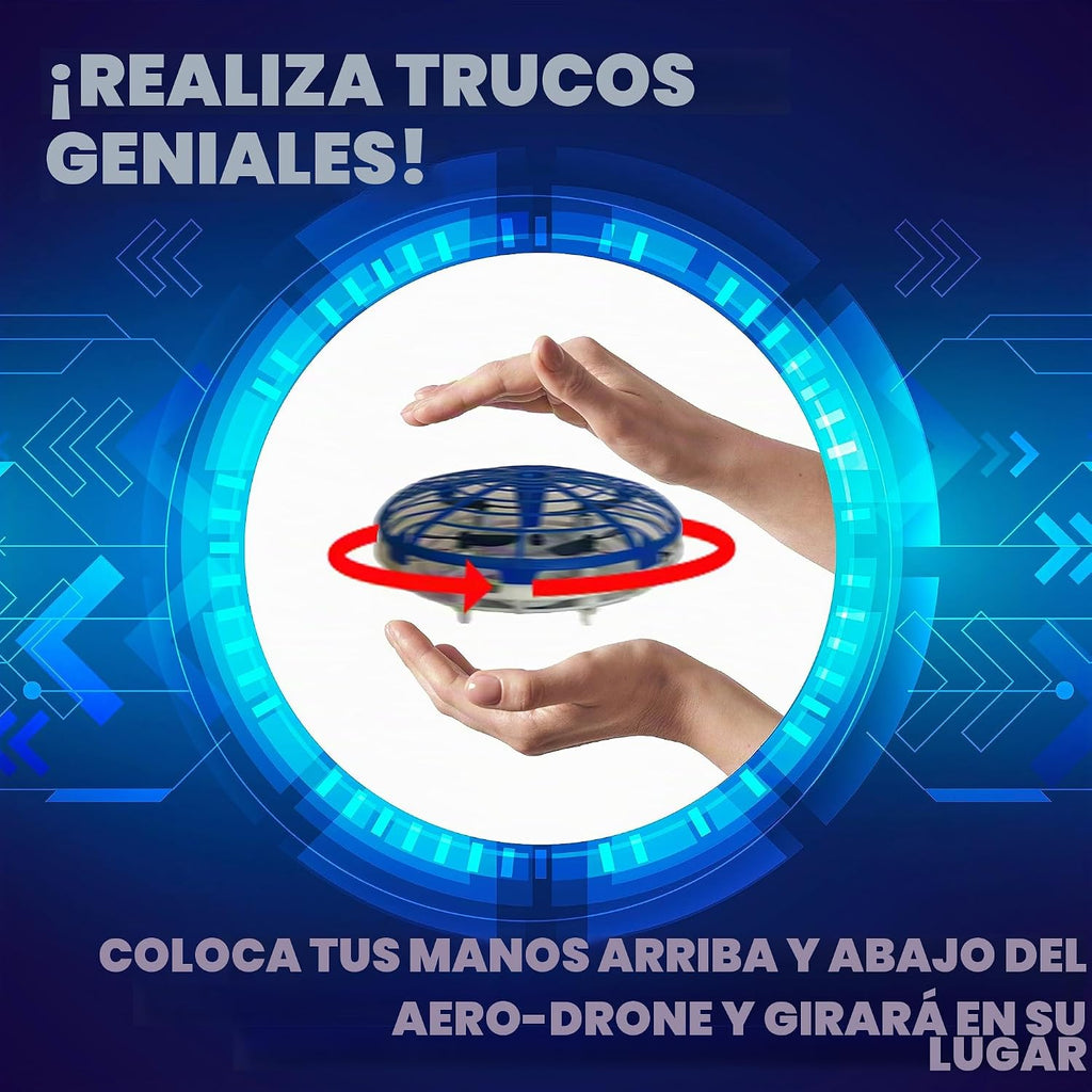 HoverTech Aero-Drone 360 para niños, acrobacias increíbles, sensores avanzados, control de mando manual, varias altitudes, a partir de 6 años