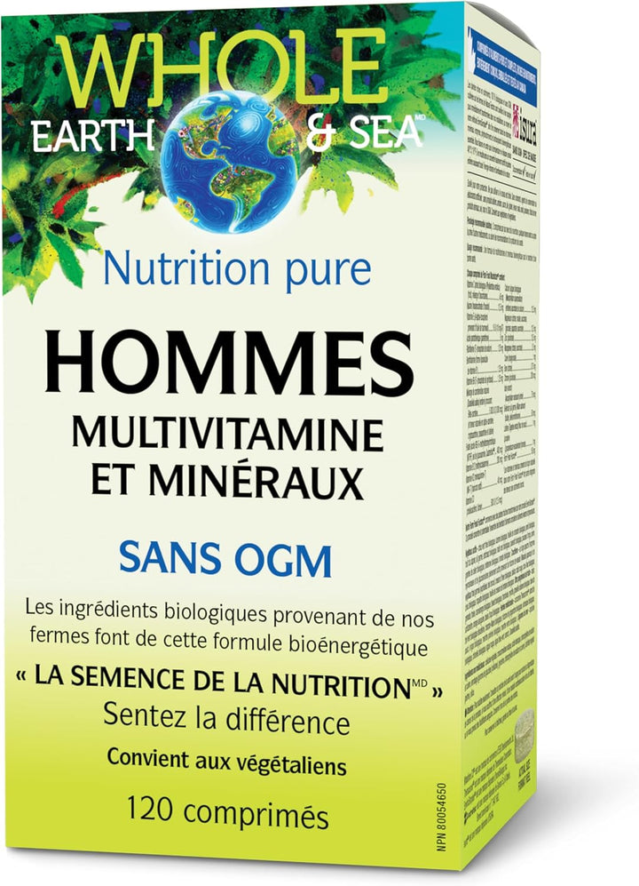 Natural Factors Whole Earth &amp; Sea Multivitamínico y mineral par...