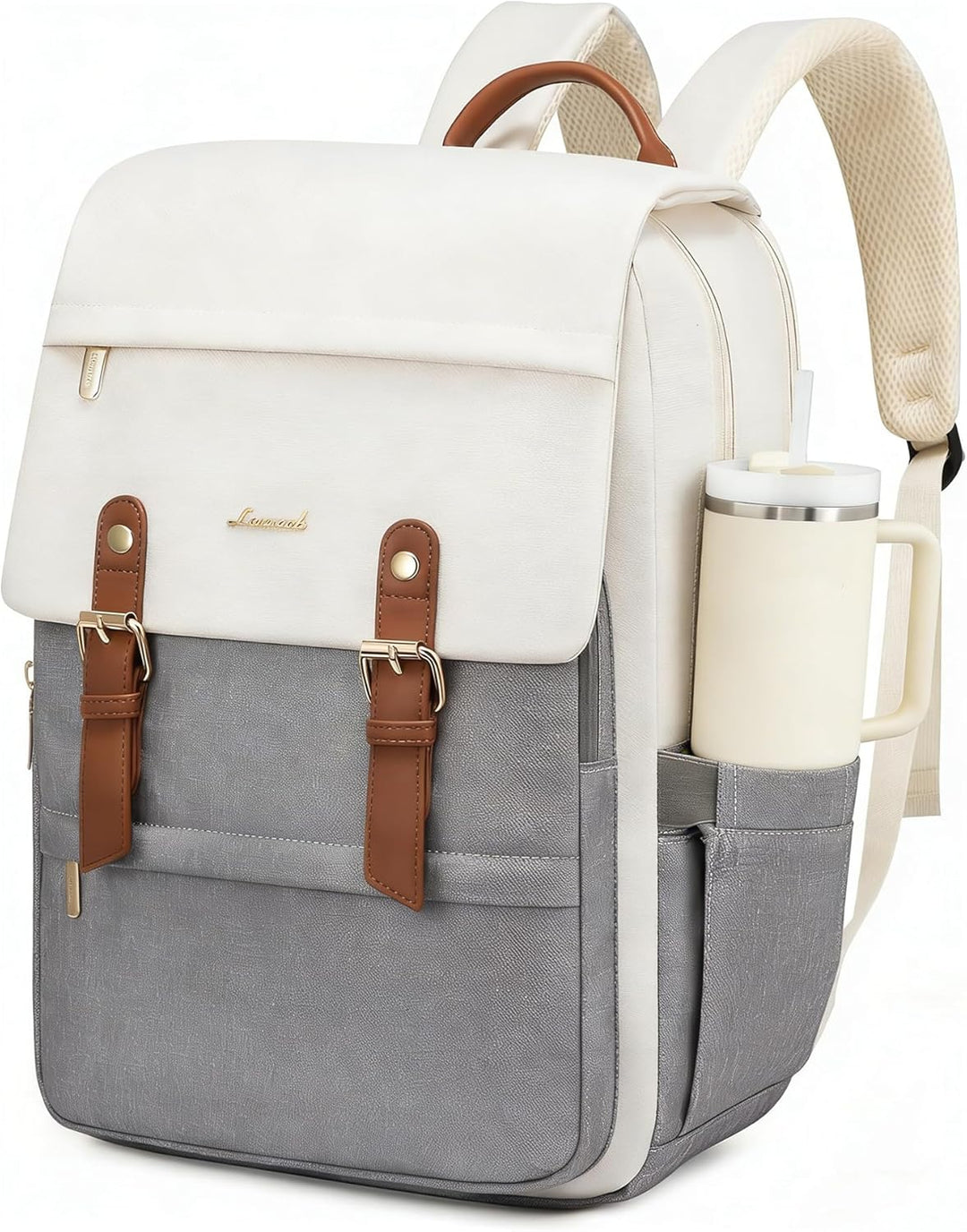LOVEVOOK - Mochila para laptop de mujer, mochila de viaje para comp...