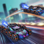 Cool coche acrobático RC de 8 ruedas controlado a mano, gesture Sensing Remote Control Cars para niños de 6 7 8 a 12 13 14 años, ideas de regalo de cumpleaños azul y morado