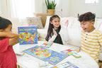 University Games, Scholastic Race Across the USA Juego de Mesa, Juego de Aprendizaje de Geografía para Niños y Familias, para 2 a 4 Jugadores a partir de 8 Años en Adelante