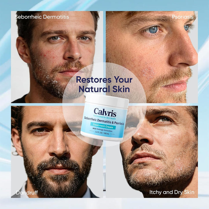 Calvris Scalp &amp; Beard Comfort Cream - Fórmula botánica sin este...