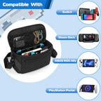 LUXJA Funda de transporte compatible con Nintendo Switch y Steam Deck