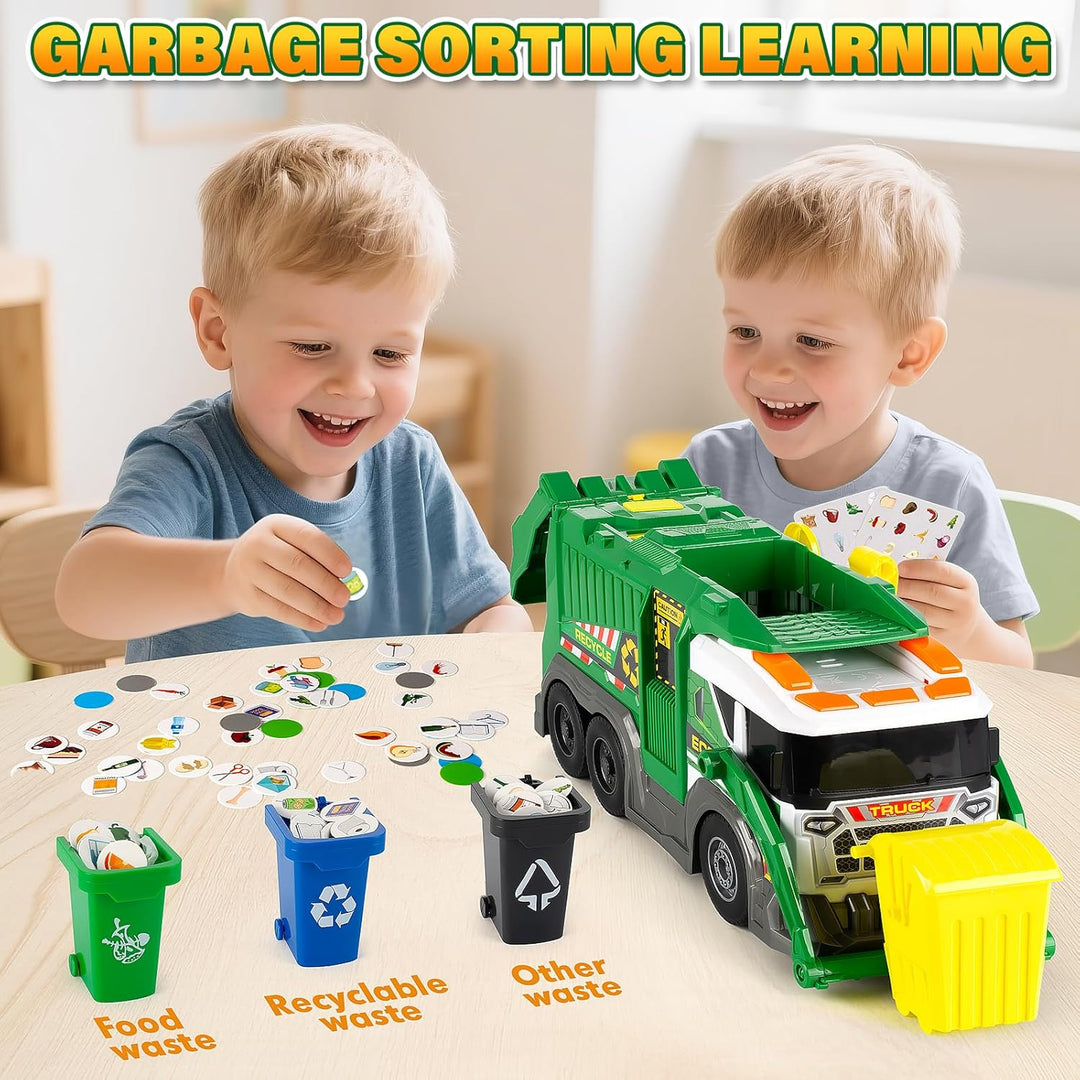 Gran Juego de Camión de Basura para Niños de 3, 4, 5, 6, 7, 8 años,...