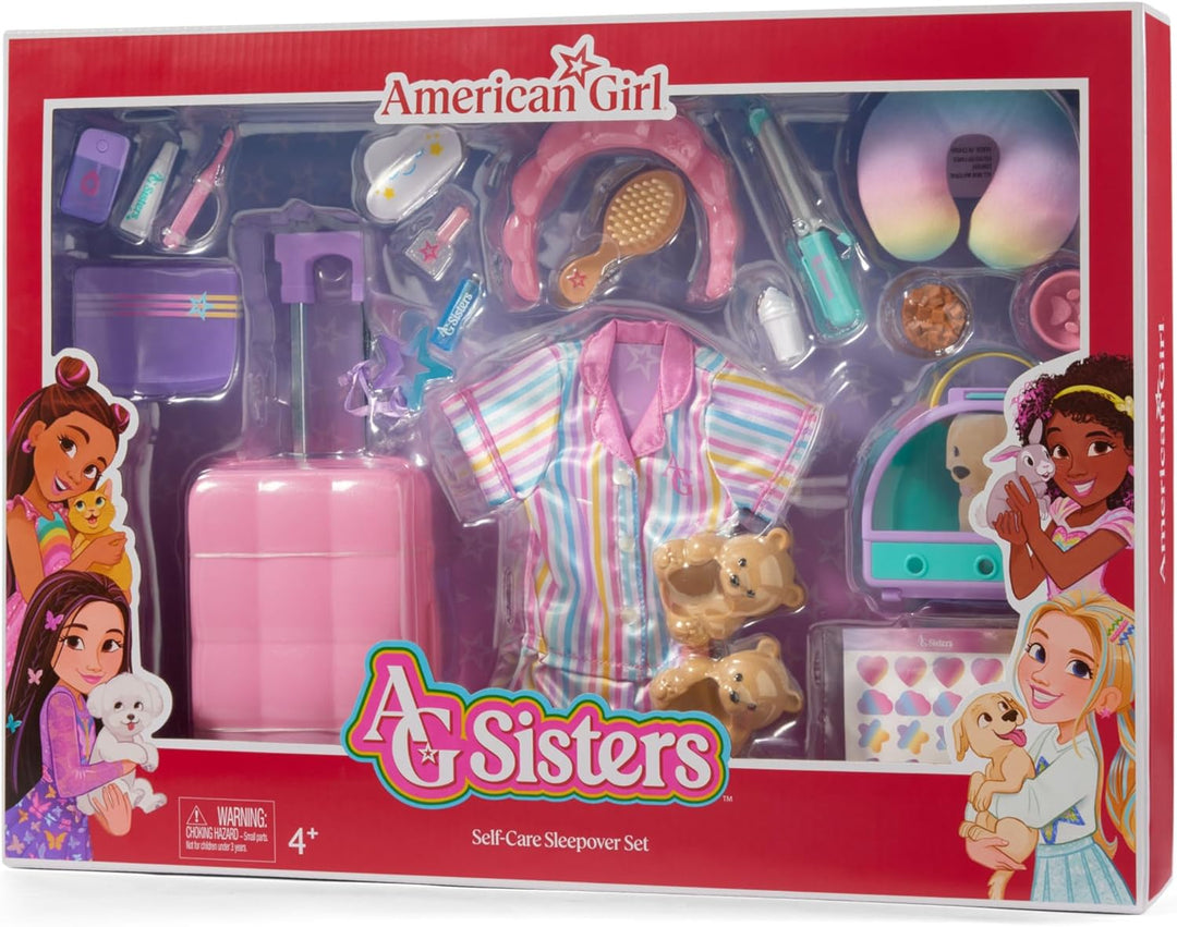 American Girl, AG Sisters Conjunto de Pijamada de Autocuidado, Jueg...