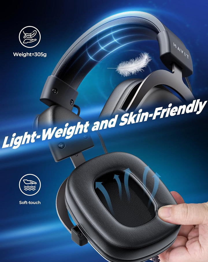 havit H2002d - Auriculares para juegos para PS4 PC 2087 in