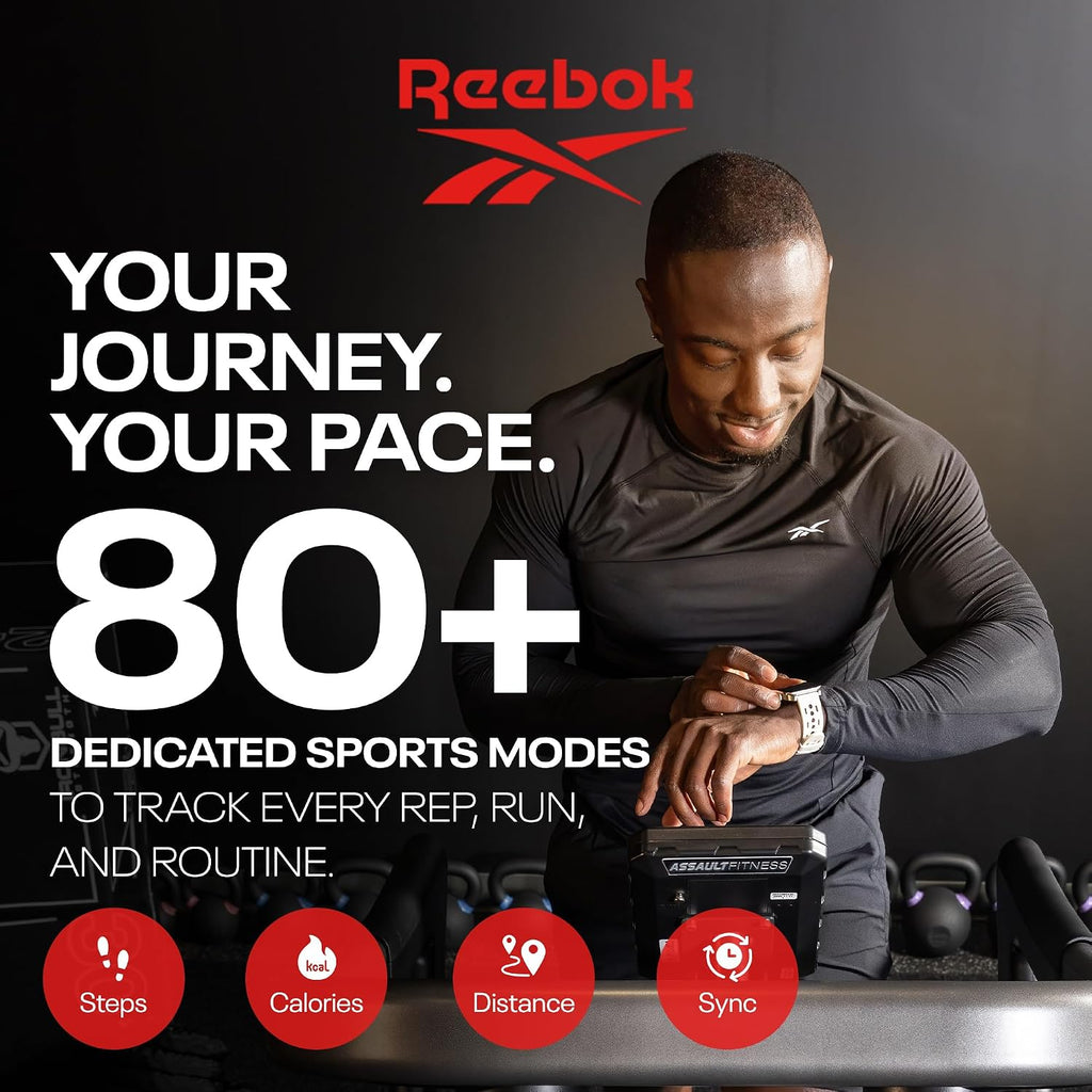Reloj inteligente Reebok Icon con pantalla AMOLED de 2.04 pulgadas, GPS