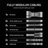 CORSAIR RM750x ATX 3.1 PCIe 5.1 Ready Fuente de alimentación totalm...