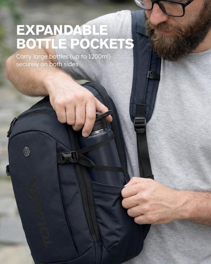 Tolaccea Travel Laptop Backpack 32L, TSA Friendly Flight Approved C...