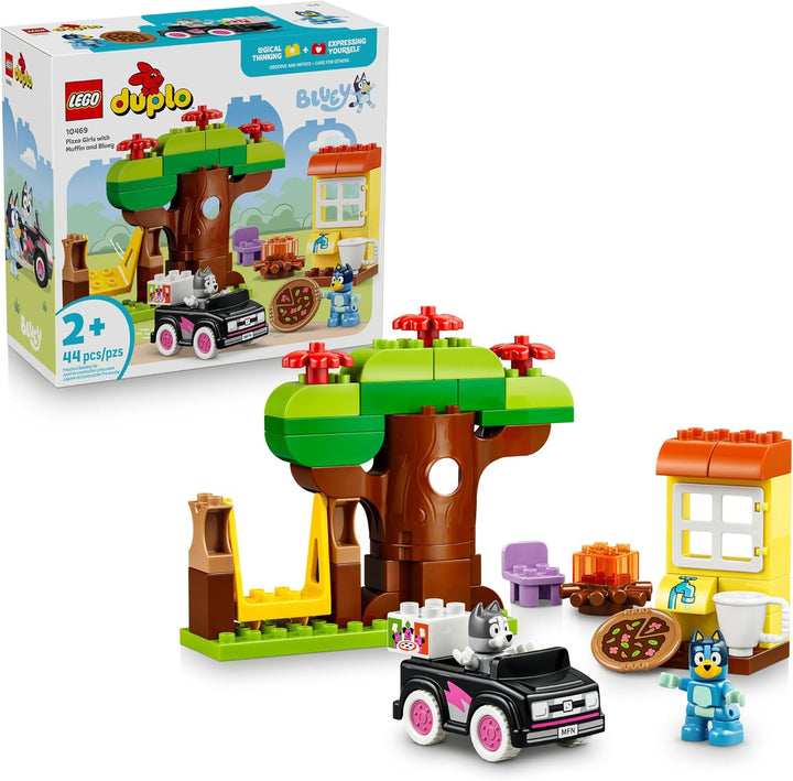 LEGO DUPLO Bluey Pizza Girls with Muffin and Bluey - Learning and B...